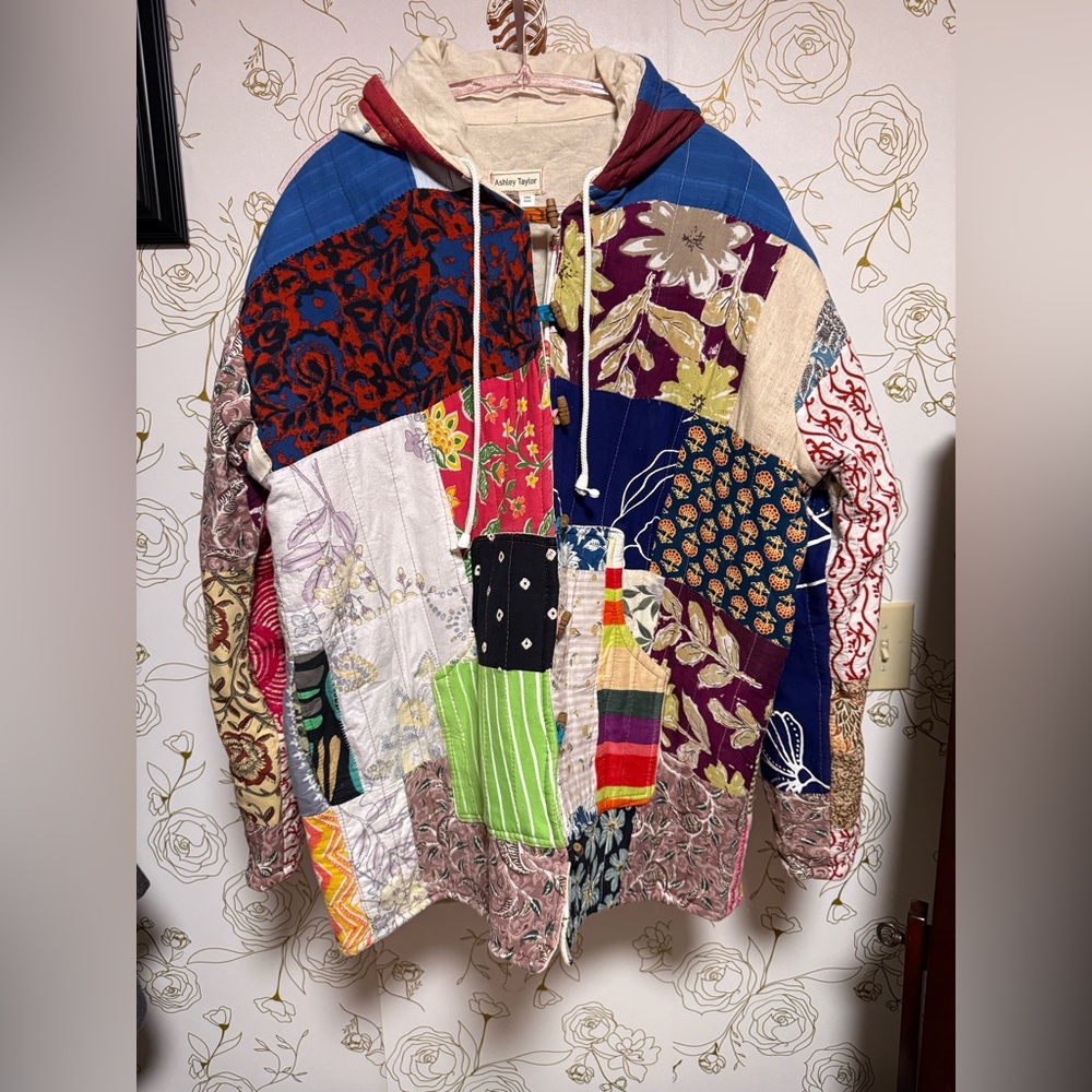 Kantha Patchwork Jacket - image 1